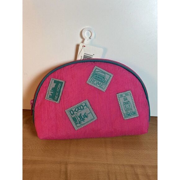 Patches Travel Vintage Bags Pink Set Of 2 Pac Kits By Rga - Picture 9 of 12